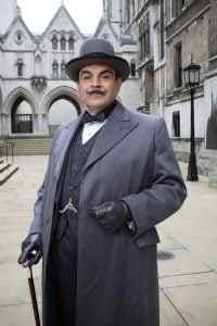 From: ITV PRODUCTIONS IN ASSOCIATION WITH CHORION POIROT - Mrs McGinty's Dead When charwoman Mrs McGinty dies from a brutal blow to the back of her head suspicion immediately falls on her shifty lodger, James Bentley [Joe Absolom], whose clothes reveal traces of the victim's blood and hair. Yet something is amiss and Superintendent Spence [Richard Hope], who was responsible for arresting Bentley, has grave doubts about his guilt and approaches the Belgian detective for assistance. Poirot [DAVID SUCHET] travels to the small village of Broadhinney to investigate the circumstances of Mrs McGintys murder and meets the inhabitants, all of whom present veneers of normality behind which lurk dark secrets. As he investigates deeper into the mystery, he recruits the help of his acquaintance Ariadne Oliver (Zoe Wanamaker), the famous crime novelist, who is staying in the village to work on a new stage adaptation of her work. What Poirot uncovers is a link to two brutal crimes from many years before and the realisation that someone in the village has a secret they are willing to kill to keep. Mrs McGintys Dead also stars Sarah Smart, Lesley Nicol, Ruth Gemmell, Raquel Cassidy, Richard Dillane, Emma Amos, Simon Shepherd, Billy Geraghty, Mary Stockley, Richard Lintern, Paul Rhys, Sian Phillips, Catherine Russell and Amanda Root Picture shows: DAVID SUCHET as Hercule Poirot ITV Picture contact - Pat Smith - 084488 13044 Photographer - Jon Hall - Digital This photograph is [C] ITV Plc and can only be reproduced for editorial purposes directly in connection with the programme or event mentioned above, or ITV plc. Once made available by ITV plc Picture Desk, this photograph can be reproduced once only up until the transmission [TX] date and no reproduction fee will be charged. Any subsequent usage may incur a fee. This photograph must not be manipulated [excluding basic cropping] in a manner which alters the visual appearance of the person photographed deemed detrimental
